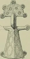 An illustration from Die altgermanische thierornamentik; typologische studie über germanische metallgegenstände aus dem IV. bis IX. jahrhundert, nebst einer studie über irische ornamentik (1904)