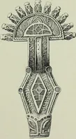 An illustration from Die altgermanische thierornamentik; typologische studie über germanische metallgegenstände aus dem IV. bis IX. jahrhundert, nebst einer studie über irische ornamentik (1904)