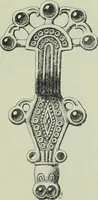 An illustration from Die altgermanische thierornamentik; typologische studie über germanische metallgegenstände aus dem IV. bis IX. jahrhundert, nebst einer studie über irische ornamentik (1904)