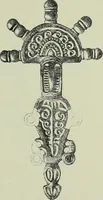 An illustration from Die altgermanische thierornamentik; typologische studie über germanische metallgegenstände aus dem IV. bis IX. jahrhundert, nebst einer studie über irische ornamentik (1904)