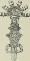 An illustration from Die altgermanische thierornamentik; typologische studie über germanische metallgegenstände aus dem IV. bis IX. jahrhundert, nebst einer studie über irische ornamentik (1904)
