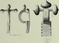 An illustration from Die altgermanische thierornamentik; typologische studie über germanische metallgegenstände aus dem IV. bis IX. jahrhundert, nebst einer studie über irische ornamentik (1904)