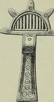 An illustration from Die altgermanische thierornamentik; typologische studie über germanische metallgegenstände aus dem IV. bis IX. jahrhundert, nebst einer studie über irische ornamentik (1904)