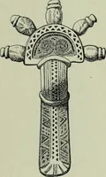 An illustration from Die altgermanische thierornamentik; typologische studie über germanische metallgegenstände aus dem IV. bis IX. jahrhundert, nebst einer studie über irische ornamentik (1904)