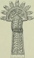 An illustration from Die altgermanische thierornamentik; typologische studie über germanische metallgegenstände aus dem IV. bis IX. jahrhundert, nebst einer studie über irische ornamentik (1904)