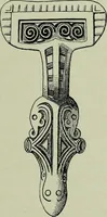 An illustration from Die altgermanische thierornamentik; typologische studie über germanische metallgegenstände aus dem IV. bis IX. jahrhundert, nebst einer studie über irische ornamentik (1904)
