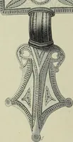 An illustration from Die altgermanische thierornamentik; typologische studie über germanische metallgegenstände aus dem IV. bis IX. jahrhundert, nebst einer studie über irische ornamentik (1904)