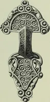 An illustration from Die altgermanische thierornamentik; typologische studie über germanische metallgegenstände aus dem IV. bis IX. jahrhundert, nebst einer studie über irische ornamentik (1904)