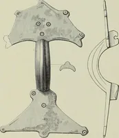 An illustration from Die altgermanische thierornamentik; typologische studie über germanische metallgegenstände aus dem IV. bis IX. jahrhundert, nebst einer studie über irische ornamentik (1904)