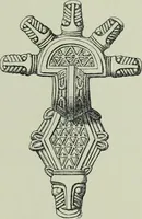 An illustration from Die altgermanische thierornamentik; typologische studie über germanische metallgegenstände aus dem IV. bis IX. jahrhundert, nebst einer studie über irische ornamentik (1904)