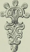 An illustration from Die altgermanische thierornamentik; typologische studie über germanische metallgegenstände aus dem IV. bis IX. jahrhundert, nebst einer studie über irische ornamentik (1904)