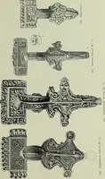 An illustration from Die altgermanische thierornamentik; typologische studie über germanische metallgegenstände aus dem IV. bis IX. jahrhundert, nebst einer studie über irische ornamentik (1904)
