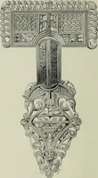 An illustration from Die altgermanische thierornamentik; typologische studie über germanische metallgegenstände aus dem IV. bis IX. jahrhundert, nebst einer studie über irische ornamentik (1904)