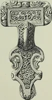 An illustration from Die altgermanische thierornamentik; typologische studie über germanische metallgegenstände aus dem IV. bis IX. jahrhundert, nebst einer studie über irische ornamentik (1904)