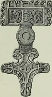 An illustration from Die altgermanische thierornamentik; typologische studie über germanische metallgegenstände aus dem IV. bis IX. jahrhundert, nebst einer studie über irische ornamentik (1904)