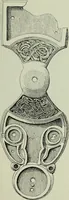 An illustration from Die altgermanische thierornamentik; typologische studie über germanische metallgegenstände aus dem IV. bis IX. jahrhundert, nebst einer studie über irische ornamentik (1904)