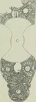 An illustration from Die altgermanische thierornamentik; typologische studie über germanische metallgegenstände aus dem IV. bis IX. jahrhundert, nebst einer studie über irische ornamentik (1904)