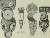 An illustration from Die altgermanische thierornamentik; typologische studie über germanische metallgegenstände aus dem IV. bis IX. jahrhundert, nebst einer studie über irische ornamentik (1904)