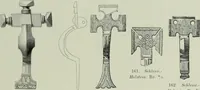An illustration from Die altgermanische thierornamentik; typologische studie über germanische metallgegenstände aus dem IV. bis IX. jahrhundert, nebst einer studie über irische ornamentik (1904)