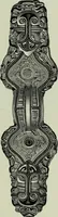 An illustration from Die altgermanische thierornamentik; typologische studie über germanische metallgegenstände aus dem IV. bis IX. jahrhundert, nebst einer studie über irische ornamentik (1904)