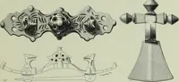 An illustration from Die altgermanische thierornamentik; typologische studie über germanische metallgegenstände aus dem IV. bis IX. jahrhundert, nebst einer studie über irische ornamentik (1904)