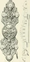 An illustration from Die altgermanische Thierornamentik : typologische Studie über germanische Metallgegenstände aus dem IV. bis IX. Jahrhundert, nebst einer Studie über irische Ornamentik (1904)
