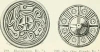 An illustration from Die altgermanische Thierornamentik : typologische Studie über germanische Metallgegenstände aus dem IV. bis IX. Jahrhundert, nebst einer Studie über irische Ornamentik (1904)