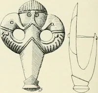 An illustration from Die altgermanische Thierornamentik : typologische Studie über germanische Metallgegenstände aus dem IV. bis IX. Jahrhundert, nebst einer Studie über irische Ornamentik (1904)