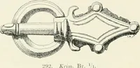 An illustration from Die altgermanische Thierornamentik : typologische Studie über germanische Metallgegenstände aus dem IV. bis IX. Jahrhundert, nebst einer Studie über irische Ornamentik (1904)