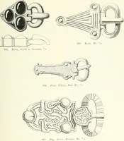 An illustration from Die altgermanische Thierornamentik : typologische Studie über germanische Metallgegenstände aus dem IV. bis IX. Jahrhundert, nebst einer Studie über irische Ornamentik (1904)