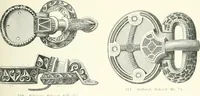 An illustration from Die altgermanische Thierornamentik : typologische Studie über germanische Metallgegenstände aus dem IV. bis IX. Jahrhundert, nebst einer Studie über irische Ornamentik (1904)