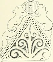 An illustration from Die altgermanische Thierornamentik : typologische Studie über germanische Metallgegenstände aus dem IV. bis IX. Jahrhundert, nebst einer Studie über irische Ornamentik (1904)