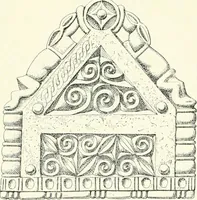 An illustration from Die altgermanische Thierornamentik : typologische Studie über germanische Metallgegenstände aus dem IV. bis IX. Jahrhundert, nebst einer Studie über irische Ornamentik (1904)
