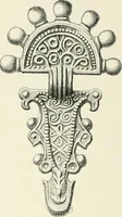 An illustration from Die altgermanische Thierornamentik : typologische Studie über germanische Metallgegenstände aus dem IV. bis IX. Jahrhundert, nebst einer Studie über irische Ornamentik (1904)