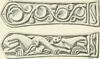 An illustration from Die altgermanische Thierornamentik : typologische Studie über germanische Metallgegenstände aus dem IV. bis IX. Jahrhundert, nebst einer Studie über irische Ornamentik (1904)