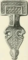 Picture 195 of 382 from Die altgermanische Thierornamentik : typologische Studie über germanische Metallgegenstände aus dem IV. bis IX. Jahrhundert, nebst einer Studie über irische Ornamentik (1904), leaf 187