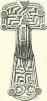 An illustration from Die altgermanische Thierornamentik : typologische Studie über germanische Metallgegenstände aus dem IV. bis IX. Jahrhundert, nebst einer Studie über irische Ornamentik (1904)