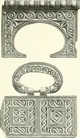An illustration from Die altgermanische Thierornamentik : typologische Studie über germanische Metallgegenstände aus dem IV. bis IX. Jahrhundert, nebst einer Studie über irische Ornamentik (1904)