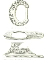 Picture 204 of 382 from Die altgermanische Thierornamentik : typologische Studie über germanische Metallgegenstände aus dem IV. bis IX. Jahrhundert, nebst einer Studie über irische Ornamentik (1904), leaf 194