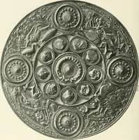 An illustration from Die altgermanische Thierornamentik : typologische Studie über germanische Metallgegenstände aus dem IV. bis IX. Jahrhundert, nebst einer Studie über irische Ornamentik (1904)