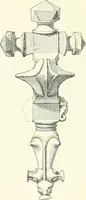 An illustration from Die altgermanische Thierornamentik : typologische Studie über germanische Metallgegenstände aus dem IV. bis IX. Jahrhundert, nebst einer Studie über irische Ornamentik (1904)