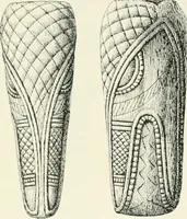 An illustration from Die altgermanische Thierornamentik : typologische Studie über germanische Metallgegenstände aus dem IV. bis IX. Jahrhundert, nebst einer Studie über irische Ornamentik (1904)
