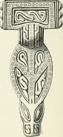 An illustration from Die altgermanische Thierornamentik : typologische Studie über germanische Metallgegenstände aus dem IV. bis IX. Jahrhundert, nebst einer Studie über irische Ornamentik (1904)