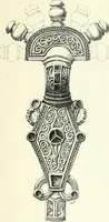 An illustration from Die altgermanische Thierornamentik : typologische Studie über germanische Metallgegenstände aus dem IV. bis IX. Jahrhundert, nebst einer Studie über irische Ornamentik (1904)