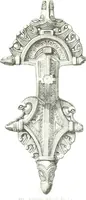 An illustration from Die altgermanische Thierornamentik : typologische Studie über germanische Metallgegenstände aus dem IV. bis IX. Jahrhundert, nebst einer Studie über irische Ornamentik (1904)