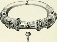 An illustration from Die altgermanische Thierornamentik : typologische Studie über germanische Metallgegenstände aus dem IV. bis IX. Jahrhundert, nebst einer Studie über irische Ornamentik (1904)
