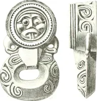 Picture 240 of 382 from Die altgermanische Thierornamentik : typologische Studie über germanische Metallgegenstände aus dem IV. bis IX. Jahrhundert, nebst einer Studie über irische Ornamentik (1904), leaf 232