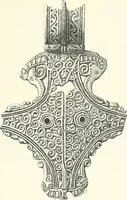 An illustration from Die altgermanische Thierornamentik : typologische Studie über germanische Metallgegenstände aus dem IV. bis IX. Jahrhundert, nebst einer Studie über irische Ornamentik (1904)