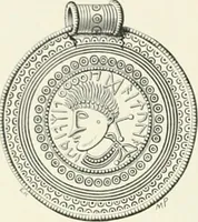 An illustration from Die altgermanische Thierornamentik : typologische Studie über germanische Metallgegenstände aus dem IV. bis IX. Jahrhundert, nebst einer Studie über irische Ornamentik (1904)
