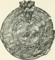 An illustration from Die altgermanische Thierornamentik : typologische Studie über germanische Metallgegenstände aus dem IV. bis IX. Jahrhundert, nebst einer Studie über irische Ornamentik (1904)